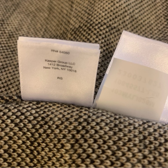 Anne Klein Open Knit Long Line Sweater Cardigan Shacket Size L - Picture 8 of 10